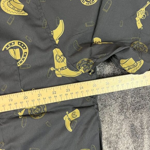 Dixxon Flannel Co 1876 Western Button Up Short Sleeve Black Men's XL NWT - Picture 5 of 9